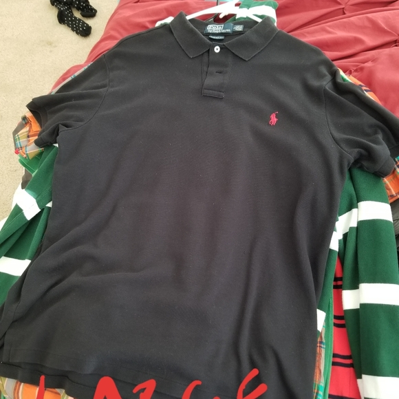 *2-for-$10* Black Polo, size large - Picture 2 of 3